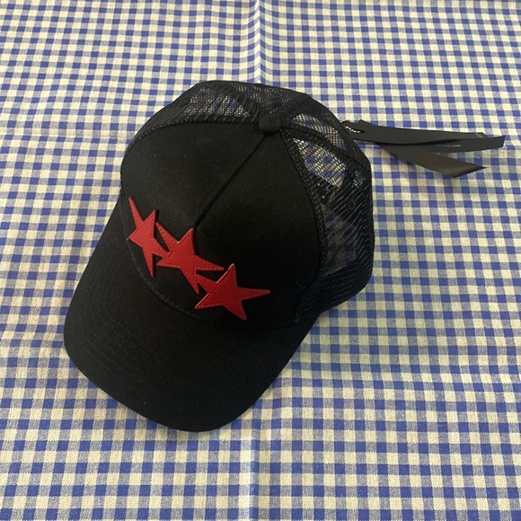 AMIRI | Accessories | Amiri 3 Star Patch Black Baseball Cap